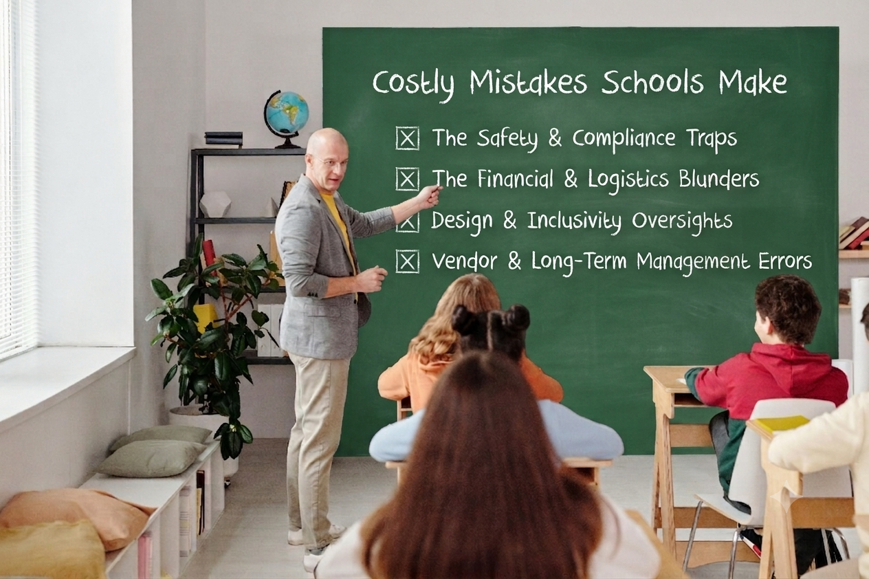 12 Costly Mistakes Schools Make When Buying a Commercial Playground