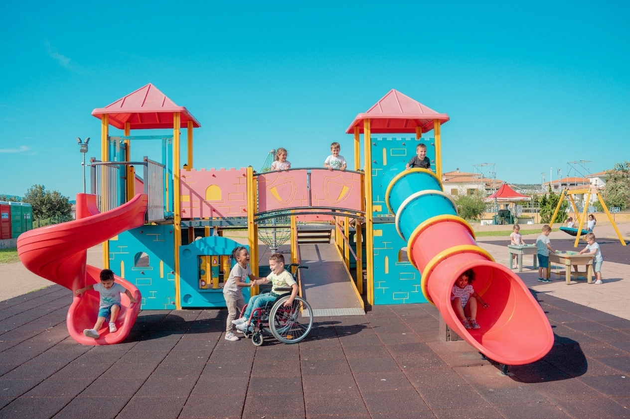Inclusive vs. Accessible Playgrounds: What’s the Difference?