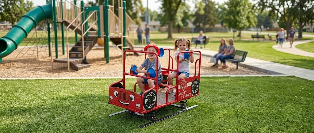 Rev Up the Fun: Why 4-Wheel Spring Riders Are Playground Superstars