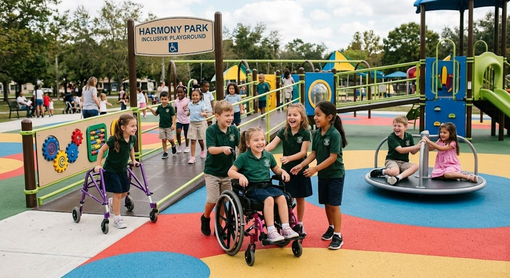 Inclusive vs. Accessible Playgrounds: What’s the Difference?