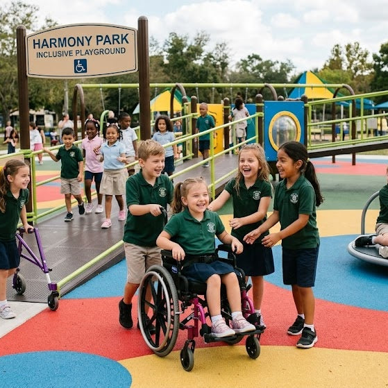 Inclusive vs. Accessible Playgrounds: What’s the Difference?