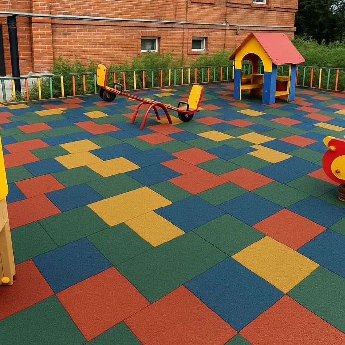 The Ultimate Playground Upgrade: Why Kingdom Playground's 2'' Playsafer™ Elevate Tiles Are the Smart Choice