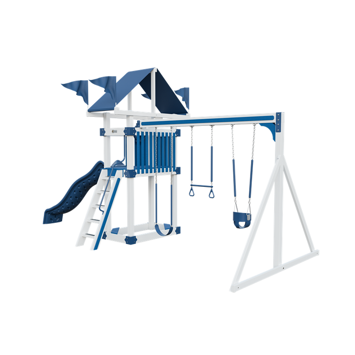 Swing Kingdom Trailblazer Basecamp 35 Residential Vinyl Playset