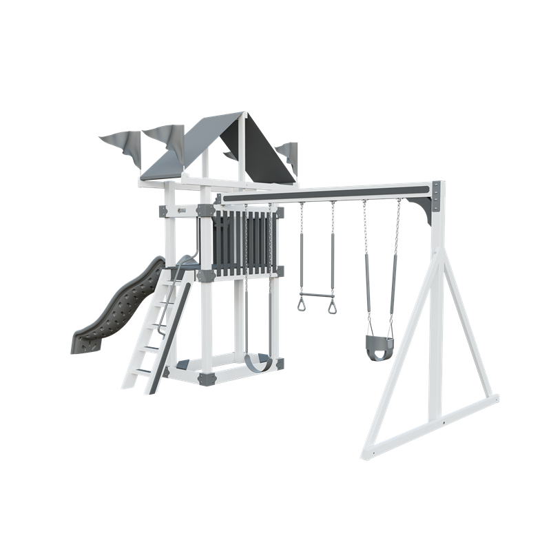 Swing Kingdom Trailblazer Basecamp 35 Residential Vinyl Playset