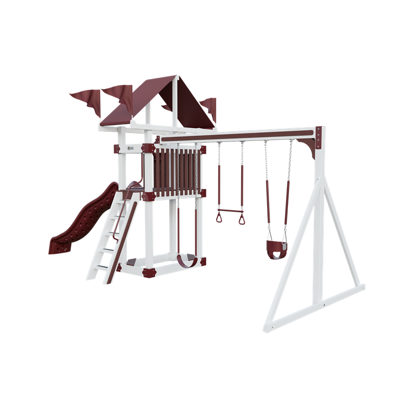 Swing Kingdom Trailblazer Basecamp 35 Residential Vinyl Playset
