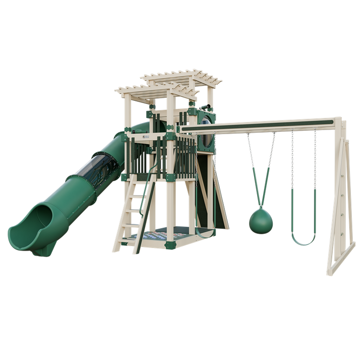 Swing Kingdom Switchback Super 48 Sidekick Residential Vinyl Playset