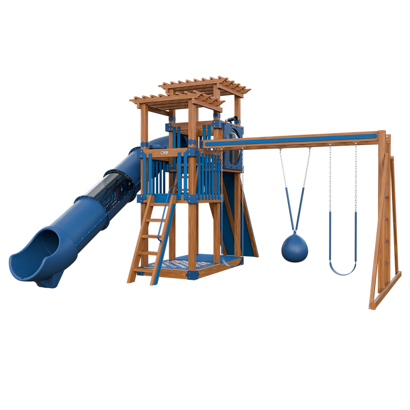 Swing Kingdom Switchback Super 48 Sidekick Residential Vinyl Playset