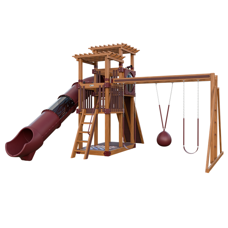 Swing Kingdom Switchback Super 48 Sidekick Residential Vinyl Playset