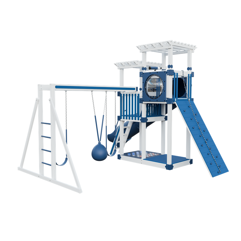 Swing Kingdom Switchback Super 48 Sidekick Residential Vinyl Playset