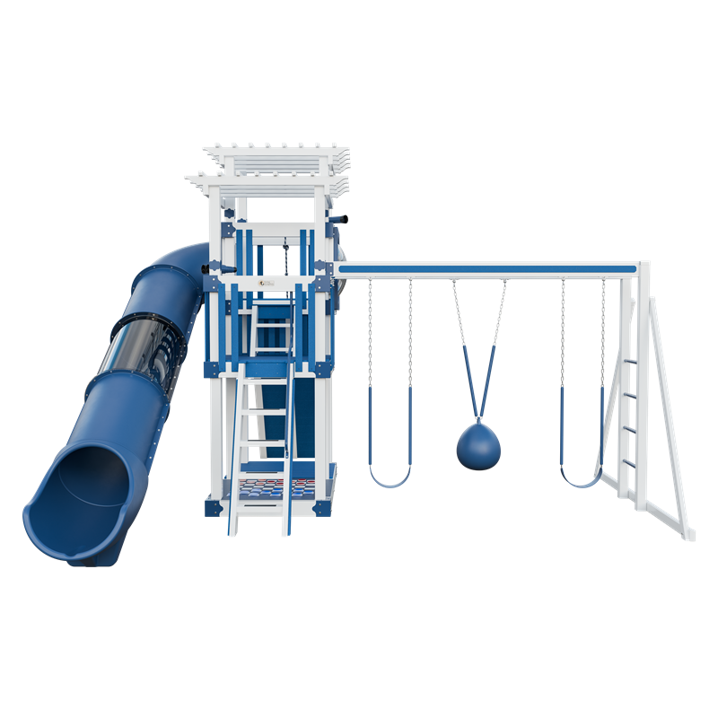 Swing Kingdom Switchback Super 48 Sidekick Residential Vinyl Playset