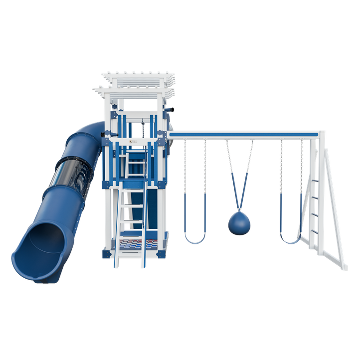 Swing Kingdom Switchback Super 48 Sidekick Residential Vinyl Playset