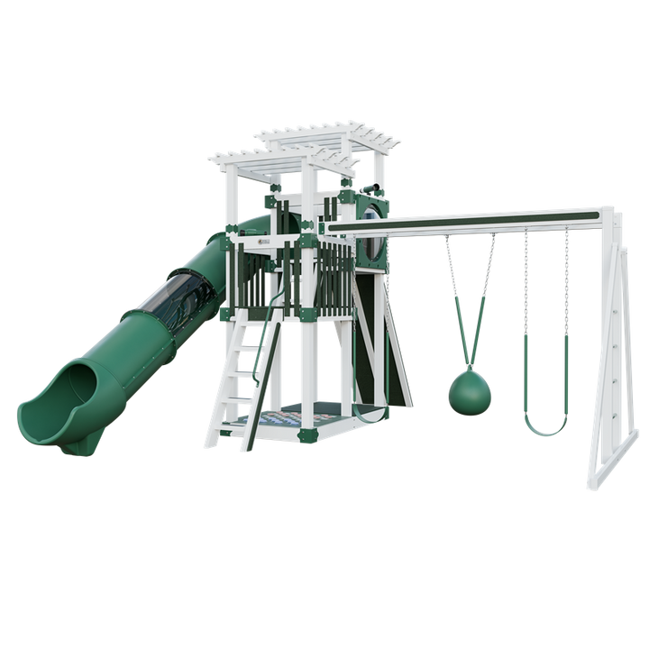 Swing Kingdom Switchback Super 48 Sidekick Residential Vinyl Playset