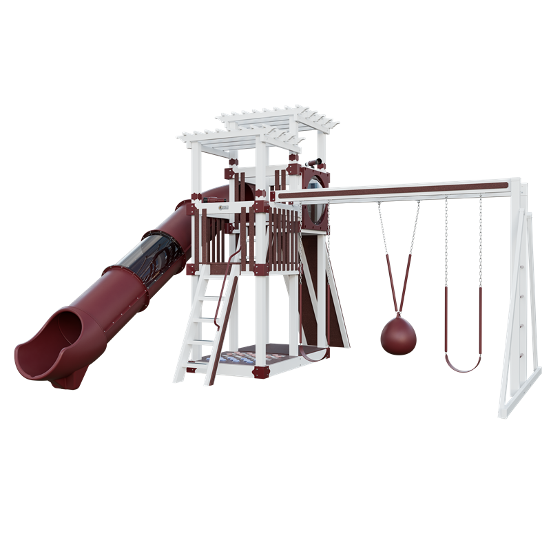 Swing Kingdom Switchback Super 48 Sidekick Residential Vinyl Playset