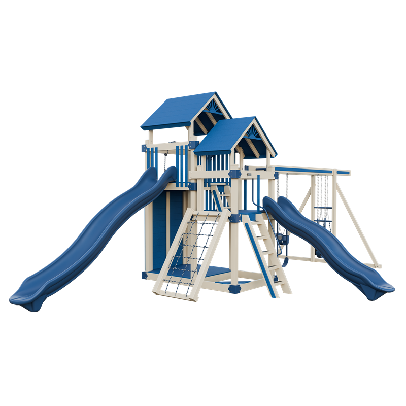 Swing Kingdom Switchback Super 59 Adventure Residential Vinyl Playset