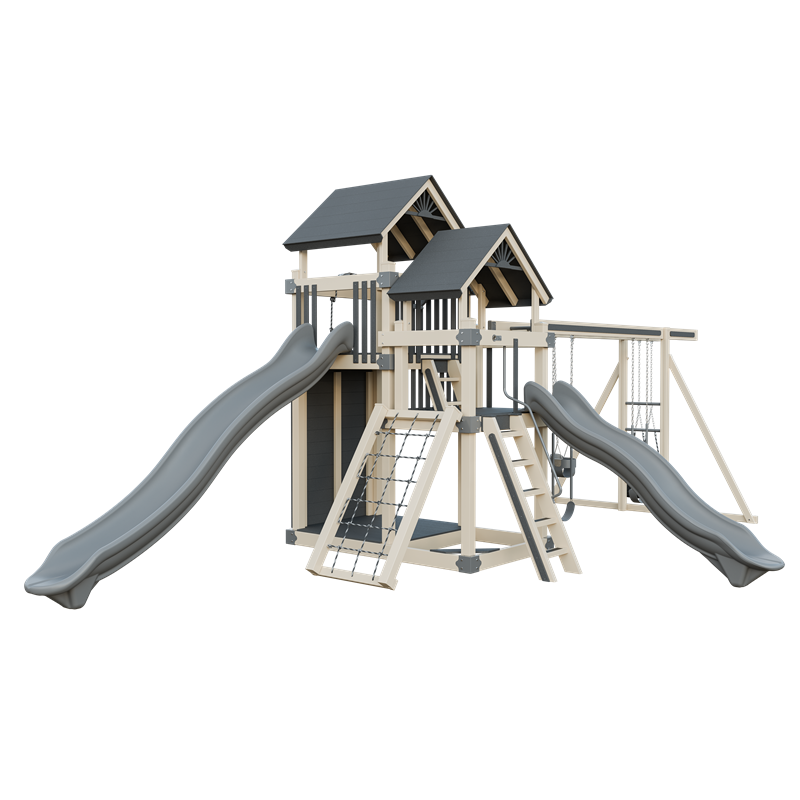 Swing Kingdom Switchback Super 59 Adventure Residential Vinyl Playset