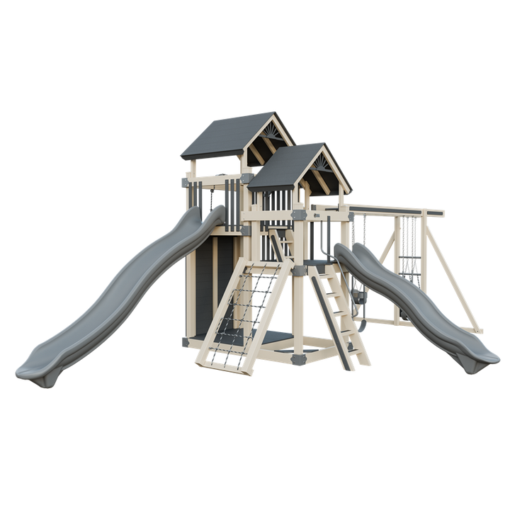 Swing Kingdom Switchback Super 59 Adventure Residential Vinyl Playset
