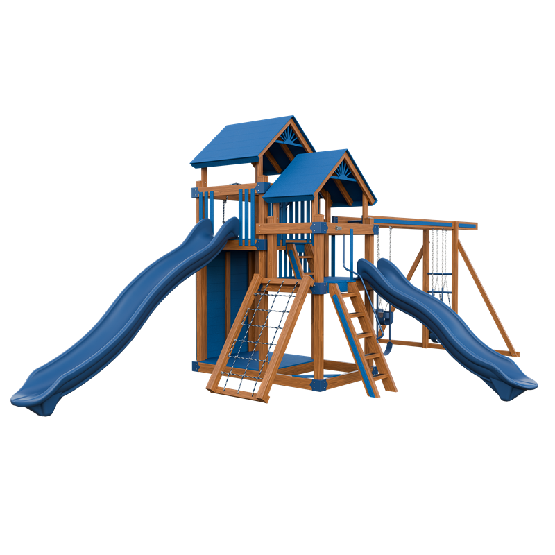 Swing Kingdom Switchback Super 59 Adventure Residential Vinyl Playset