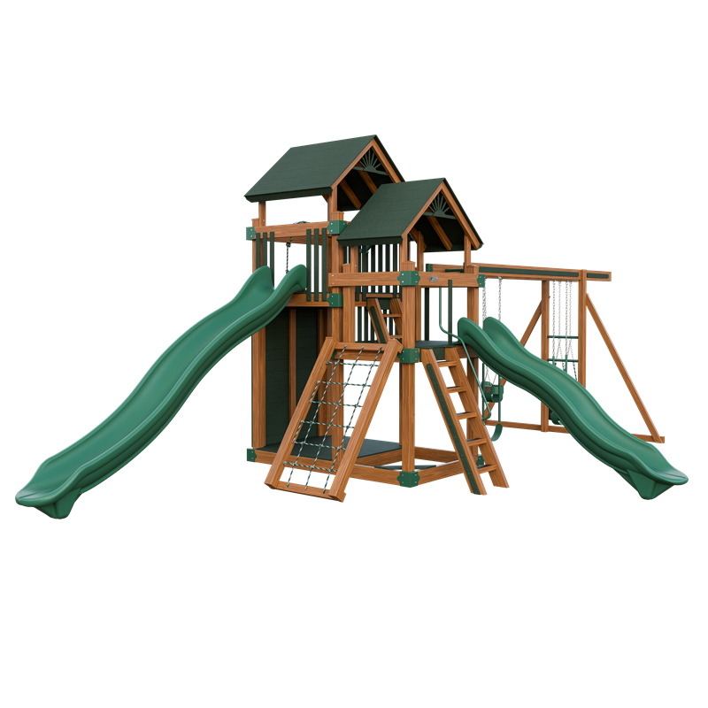 Swing Kingdom Switchback Super 59 Adventure Residential Vinyl Playset