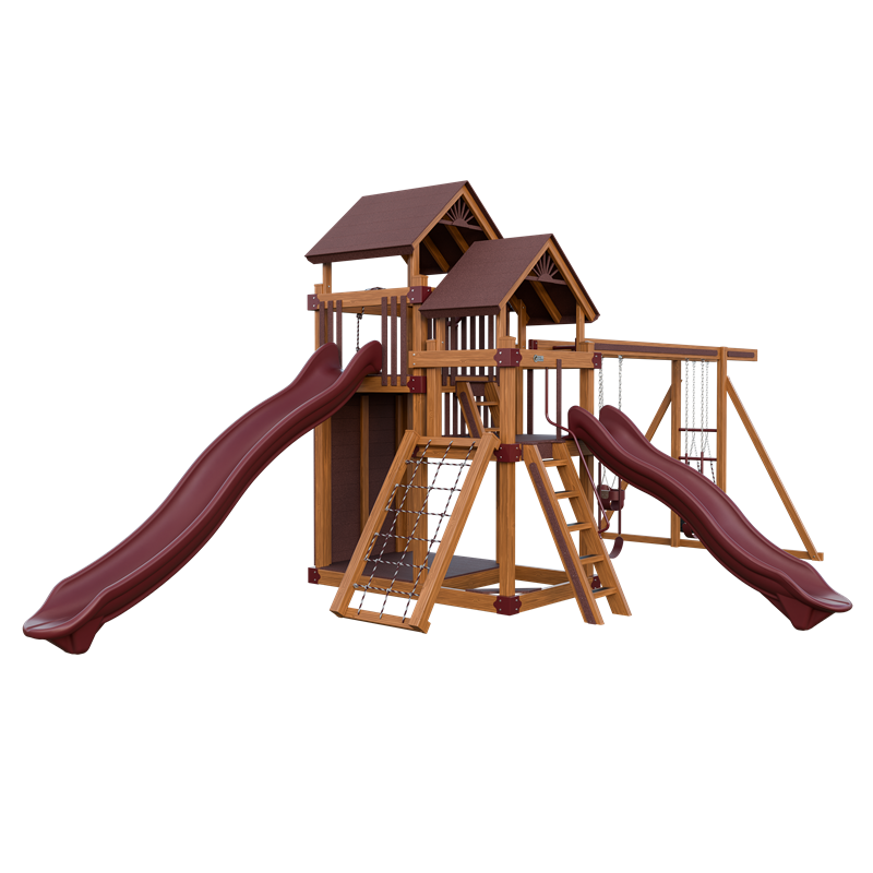 Swing Kingdom Switchback Super 59 Adventure Residential Vinyl Playset