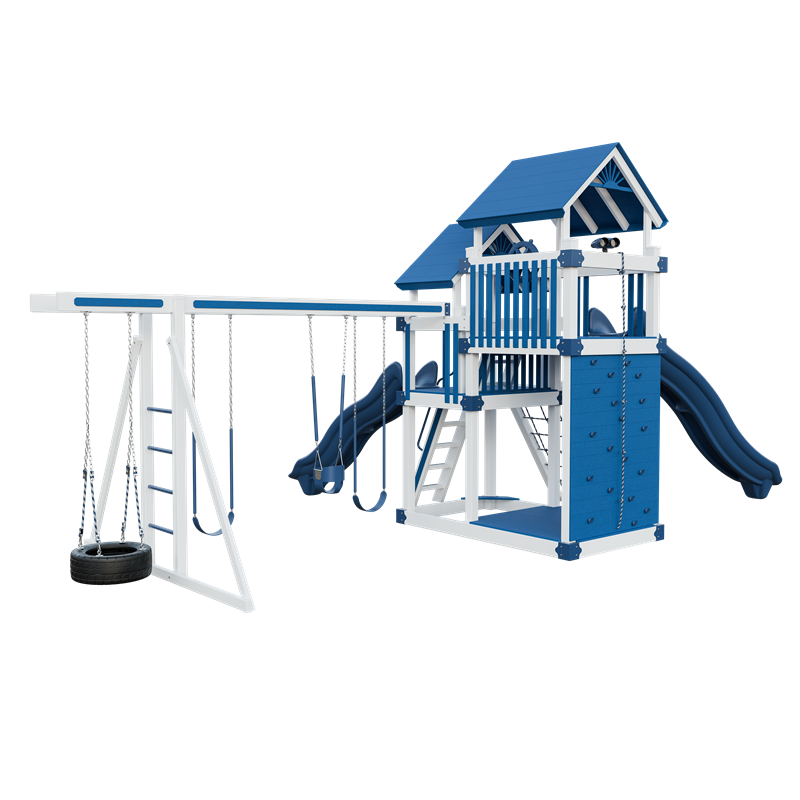 Swing Kingdom Switchback Super 59 Adventure Residential Vinyl Playset
