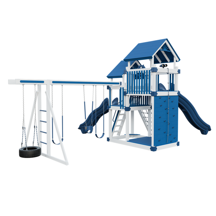 Swing Kingdom Switchback Super 59 Adventure Residential Vinyl Playset