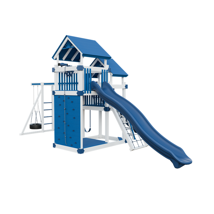 Swing Kingdom Switchback Super 59 Adventure Residential Vinyl Playset