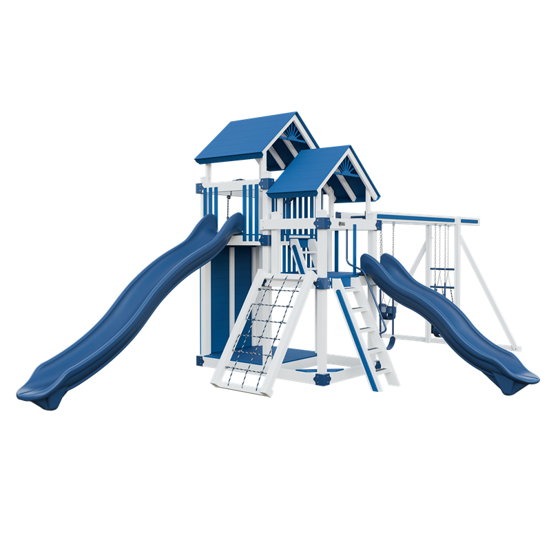 Swing Kingdom Switchback Super 59 Adventure Residential Vinyl Playset
