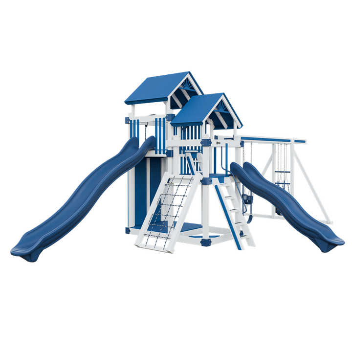 Swing Kingdom Switchback Super 59 Adventure Residential Vinyl Playset