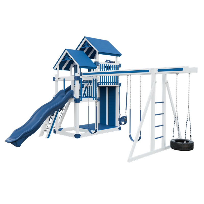 Swing Kingdom Switchback Super 59 Adventure Residential Vinyl Playset