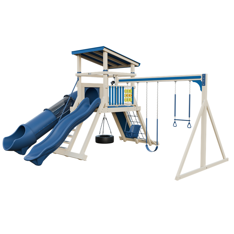 Swing Kingdom Mountaineer Climber 55 Deluxe Residential Vinyl Playset