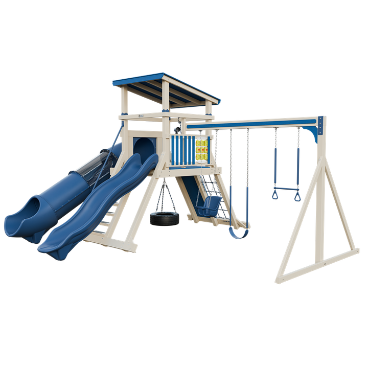 Swing Kingdom Mountaineer Climber 55 Deluxe Residential Vinyl Playset