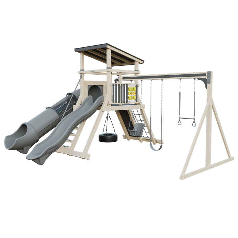 Swing Kingdom Mountaineer Climber 55 Deluxe Residential Vinyl Playset