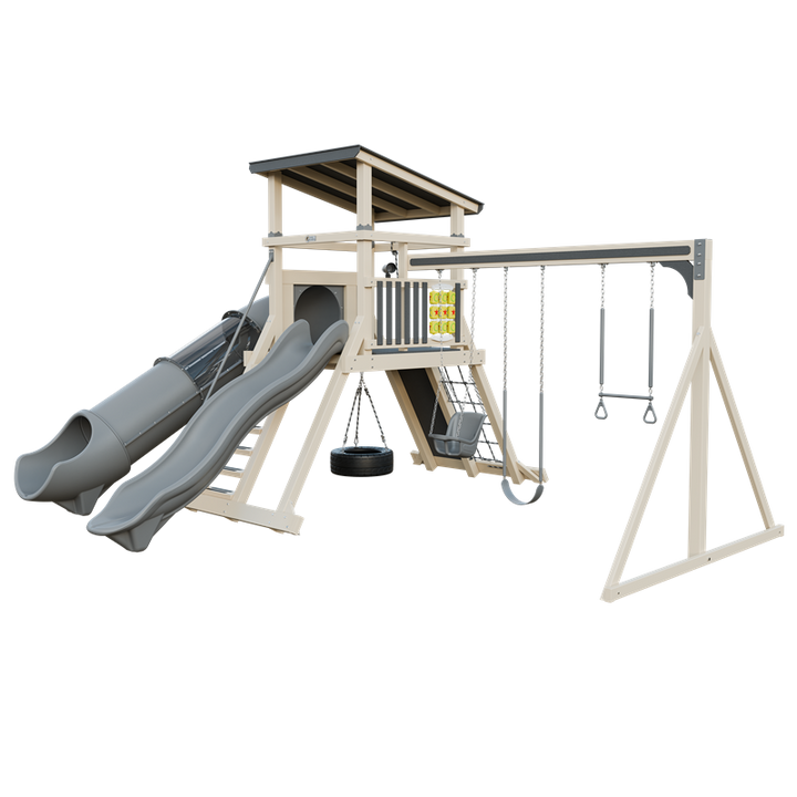 Swing Kingdom Mountaineer Climber 55 Deluxe Residential Vinyl Playset