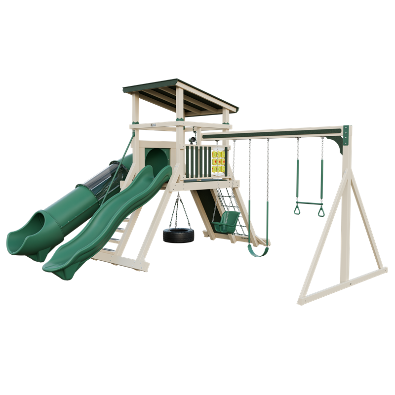 Swing Kingdom Mountaineer Climber 55 Deluxe Residential Vinyl Playset