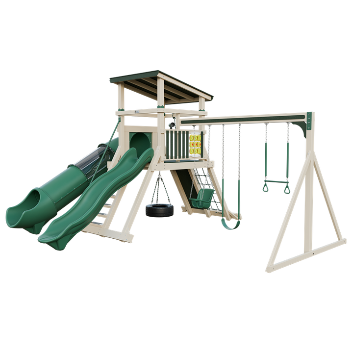 Swing Kingdom Mountaineer Climber 55 Deluxe Residential Vinyl Playset