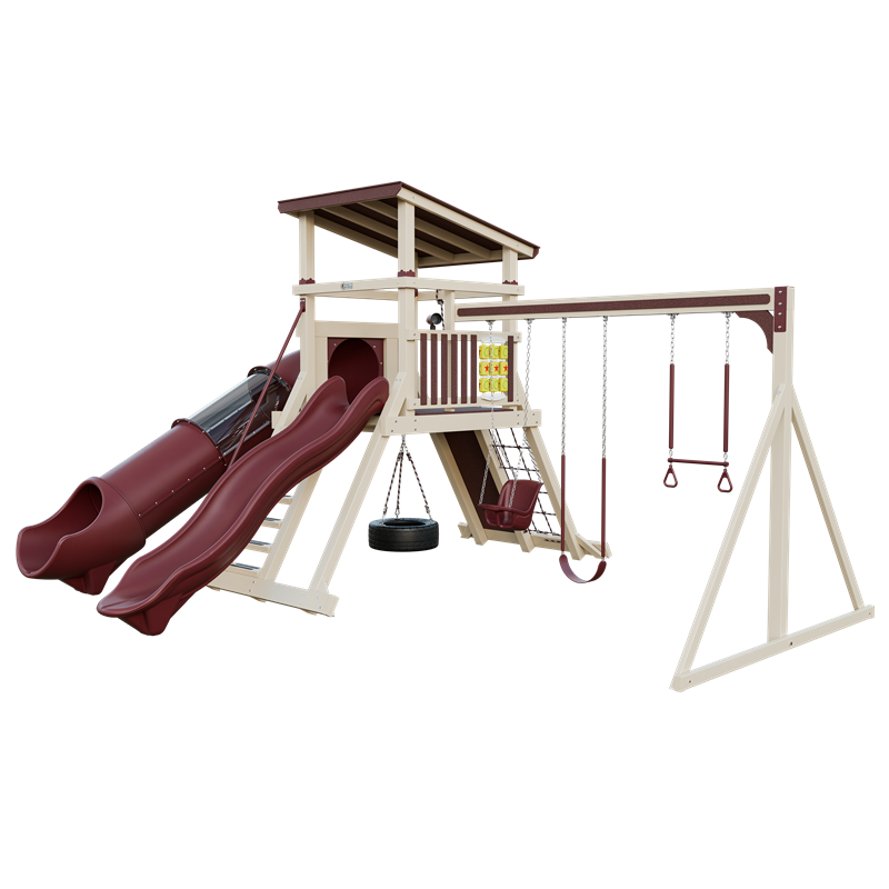 Swing Kingdom Mountaineer Climber 55 Deluxe Residential Vinyl Playset