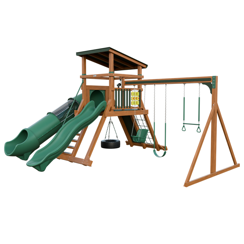 Swing Kingdom Mountaineer Climber 55 Deluxe Residential Vinyl Playset