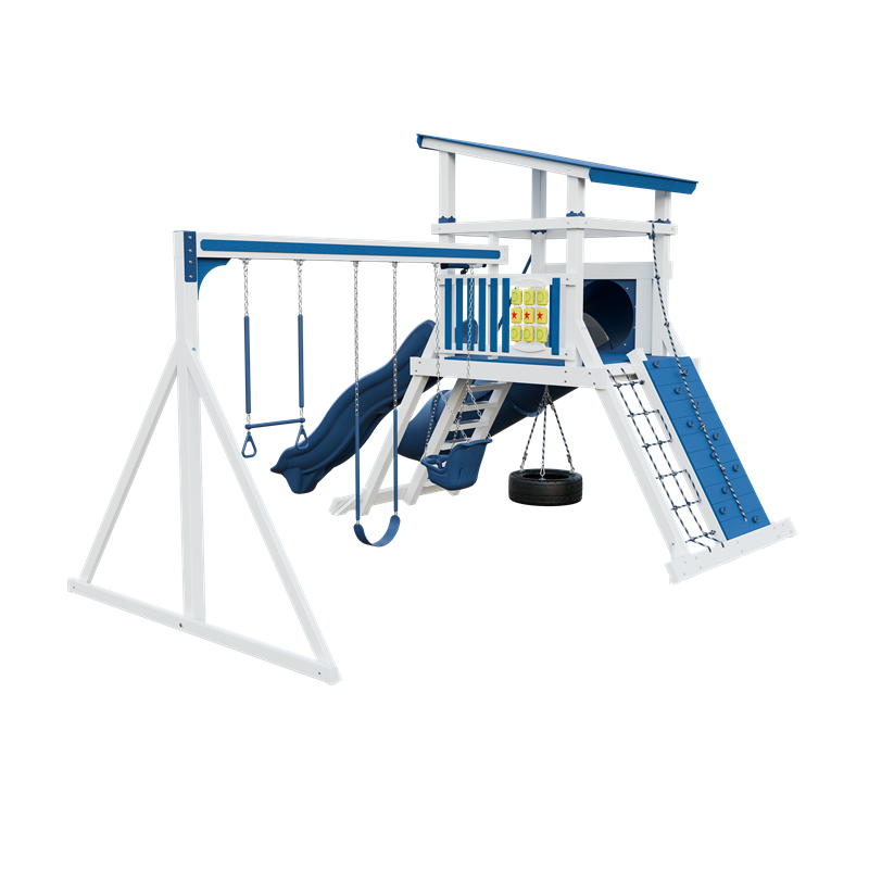 Swing Kingdom Mountaineer Climber 55 Deluxe Residential Vinyl Playset