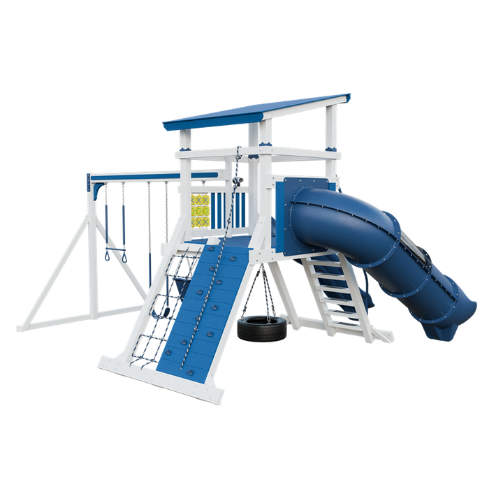 Swing Kingdom Mountaineer Climber 55 Deluxe Residential Vinyl Playset