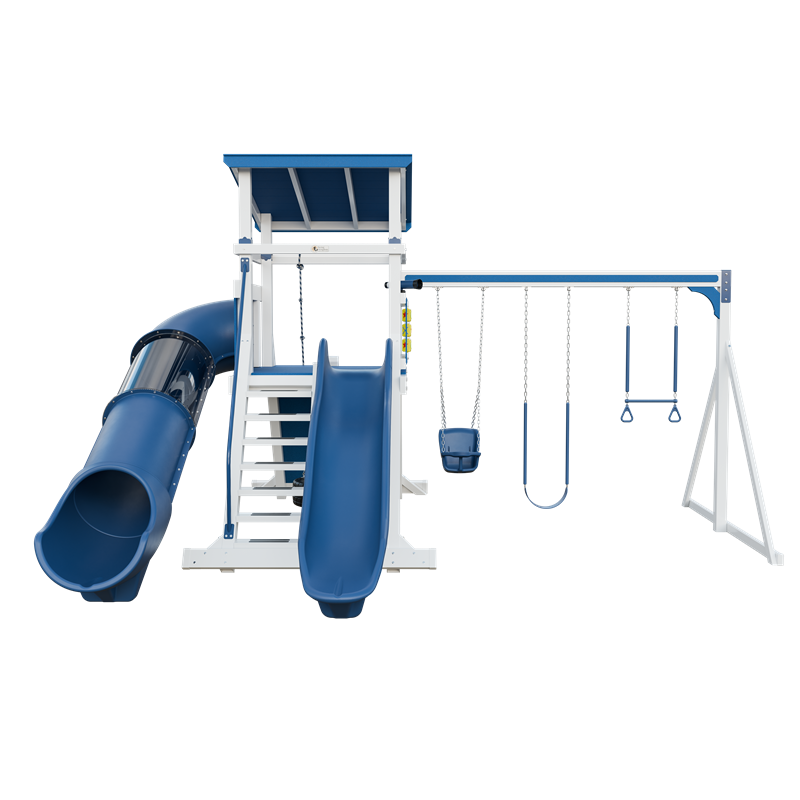 Swing Kingdom Mountaineer Climber 55 Deluxe Residential Vinyl Playset