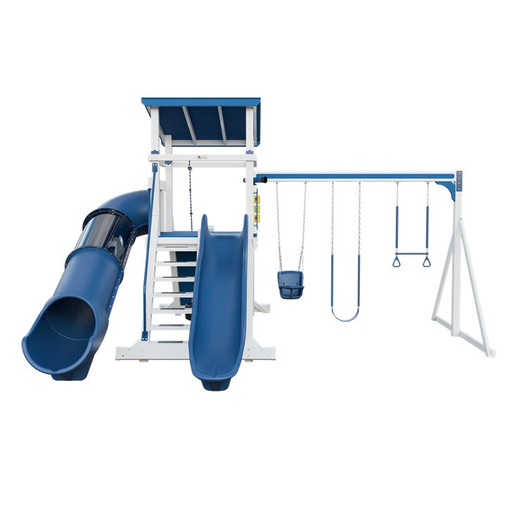 Swing Kingdom Mountaineer Climber 55 Deluxe Residential Vinyl Playset