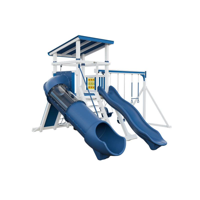 Swing Kingdom Mountaineer Climber 55 Deluxe Residential Vinyl Playset