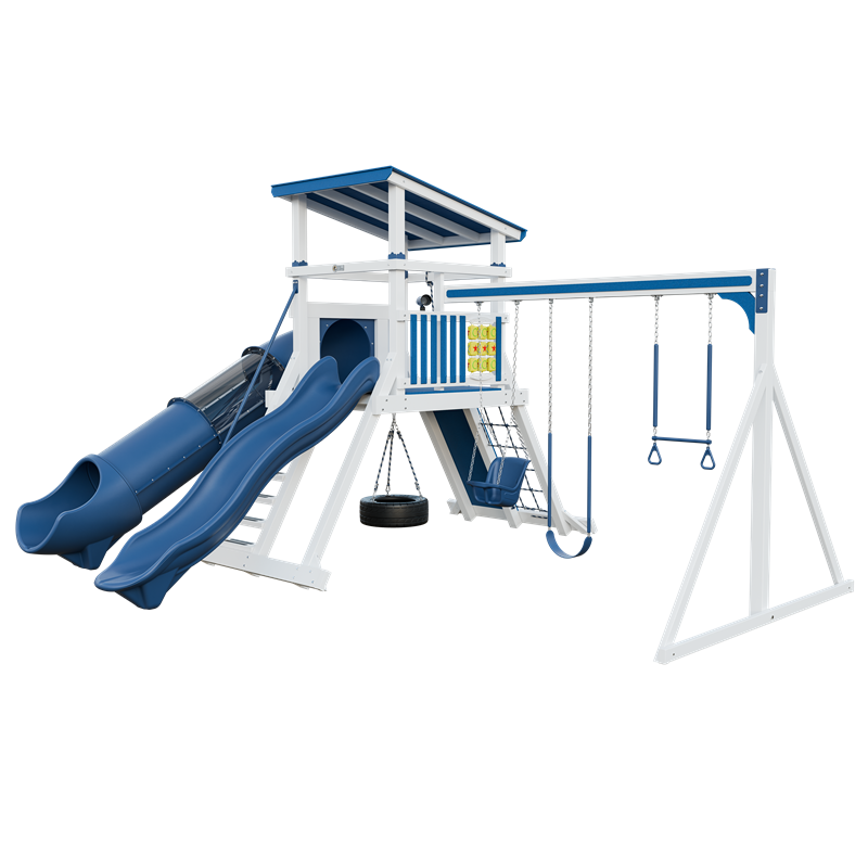 Swing Kingdom Mountaineer Climber 55 Deluxe Residential Vinyl Playset