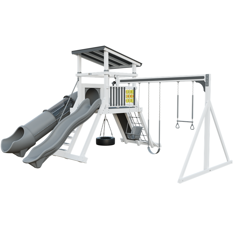 Swing Kingdom Mountaineer Climber 55 Deluxe Residential Vinyl Playset