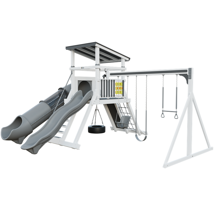 Swing Kingdom Mountaineer Climber 55 Deluxe Residential Vinyl Playset