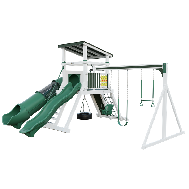 Swing Kingdom Mountaineer Climber 55 Deluxe Residential Vinyl Playset