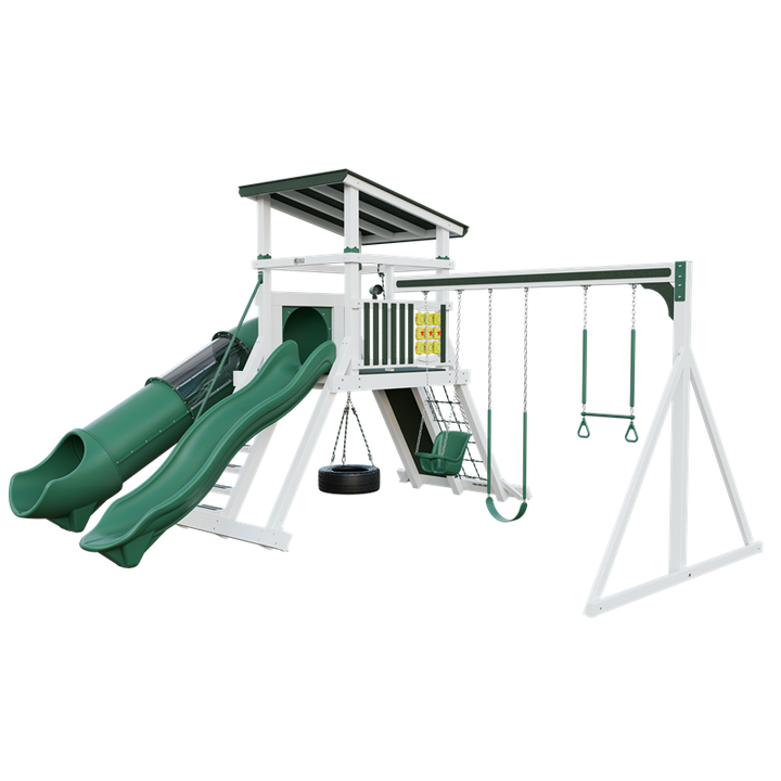 Swing Kingdom Mountaineer Climber 55 Deluxe Residential Vinyl Playset