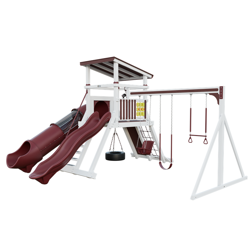 Swing Kingdom Mountaineer Climber 55 Deluxe Residential Vinyl Playset