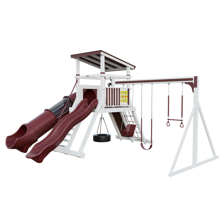 Swing Kingdom Mountaineer Climber 55 Deluxe Residential Vinyl Playset