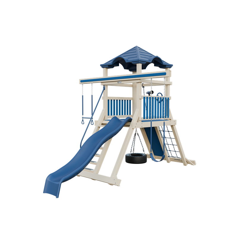 Swing Kingdom Mountaineer Climber 55 Residential Vinyl Playset